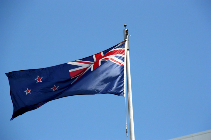 58GradNord - Elternzeit in Neuseeland - NZ Flagge