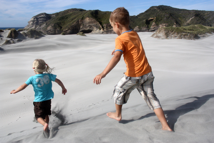 58GradNord - Elternzeit in Neuseeland - Sanddünen Wharariki Beach