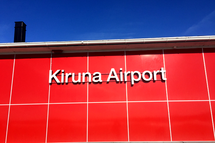 58 Grad Nord - Kungsleden im Winter - Kiruna Airport