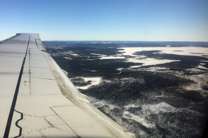 58 Grad Nord - Kungsleden im Winter - Die Weite Norschschedens von oben